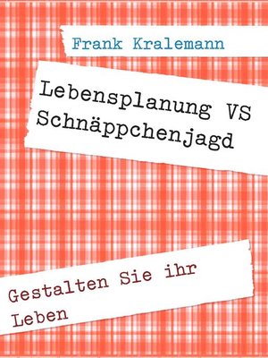 cover image of Lebensplanung  VS Schnäppchenjagd